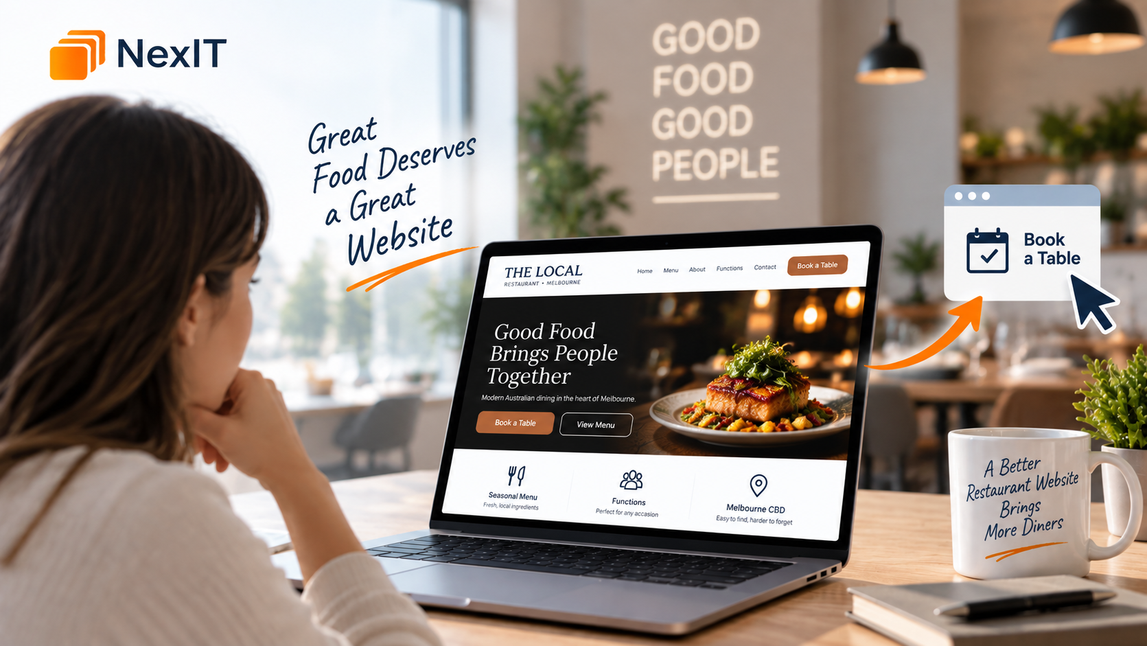 Restaurant Web Design Melbourne