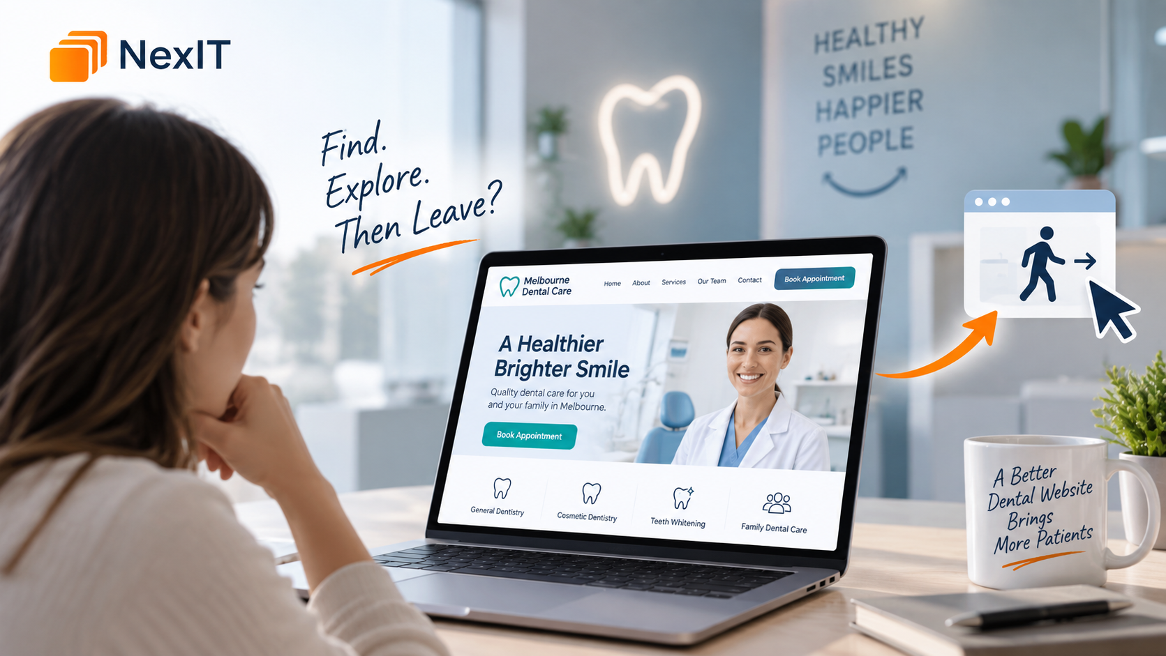 dentist website design melbourne