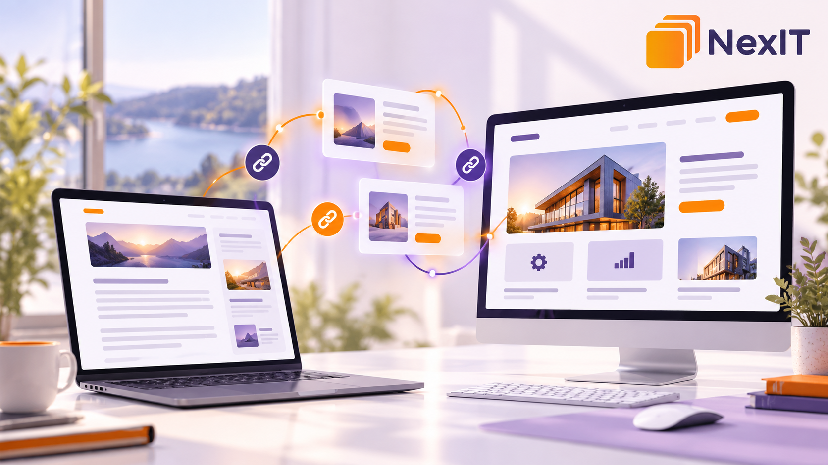 Connected blog and service page workspace